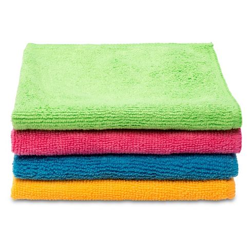 Комплект универсальных салфеток из микрофибры colors Vileda, 4 шт