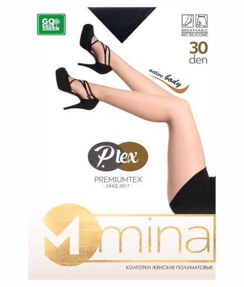 Купить Колготки полуматовые "MINA"30 den, Nero