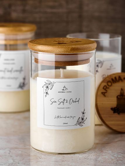 Купить Свеча в банке Sea salt & orchid, 250мл