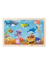 Деревянный пазл-рамка, 22х15см xarid qilish