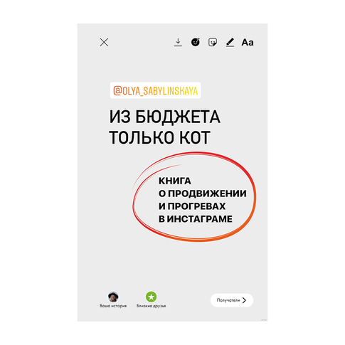 Купить Из бюджета только кот. Книга о продвижении и прогревах в инстаграме