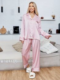 Атласная классическая пижама Maysar xarid qilish