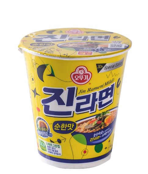 Купить Лапша быстрого приготовления Jin ramen mild Ottogi, 65 г