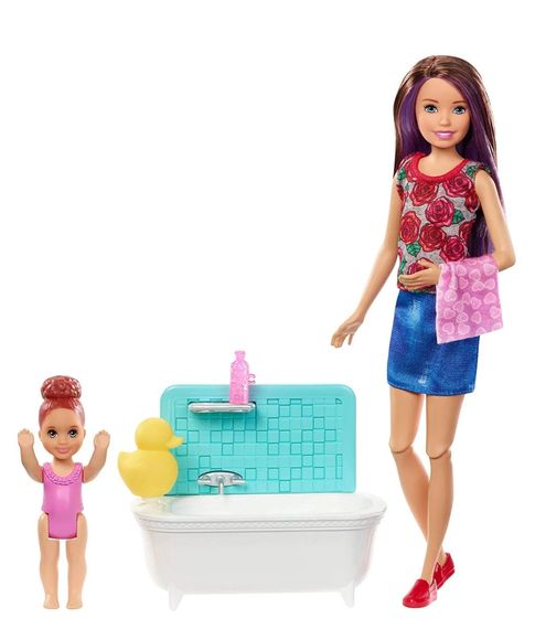 Купить Игровой набор Няня Время купания Barbie