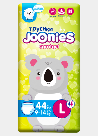 Купить Трусики JOONIES Comfort p.L №44 (9-14кг)