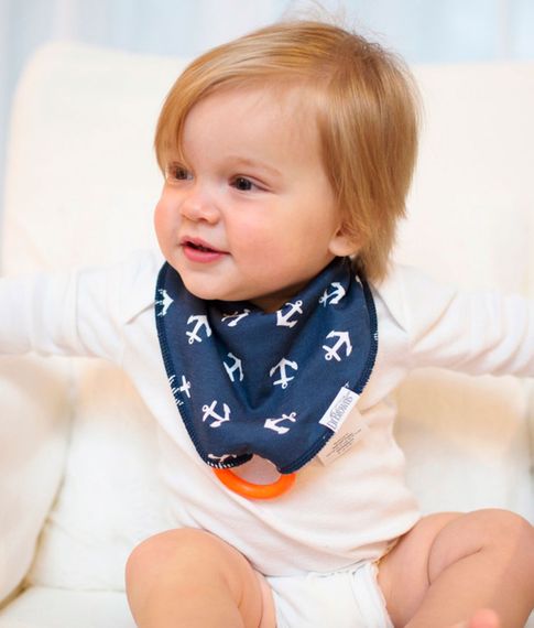 Комплект слюнявчиков с прорезывателем Dr. Brown's