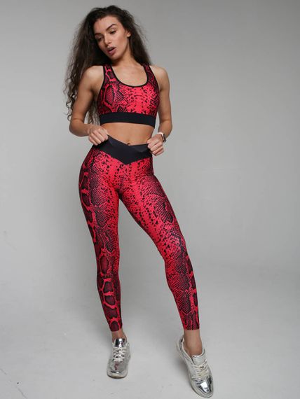 Купить Леггинсы MANSEN Red snake