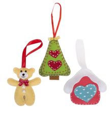 Купить Украшения для новогодней елки , 3 шт