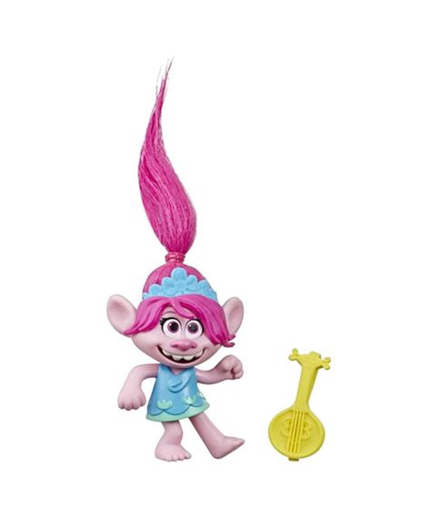 Фигурка Trolls S2 Мировой тур Розочка с музыкальным инструментом