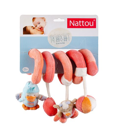 Купить Развивающая игрушка спираль на коляску/кроватку Nattou