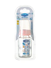 Купить Стеклянная бутылочка для кормления 125 ml BabyTime