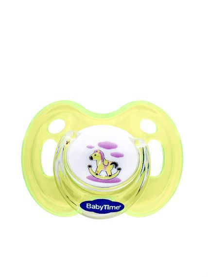 Купить Силиконовая пустышка BabyTime No.2 6-18 мес