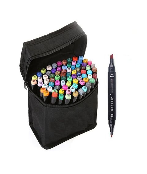 Фломастеры для скетчинга 60 цветов