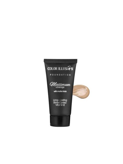 Купить Тональный крем Сolor Illusion Maximum Coverage Matte Foundation Natural