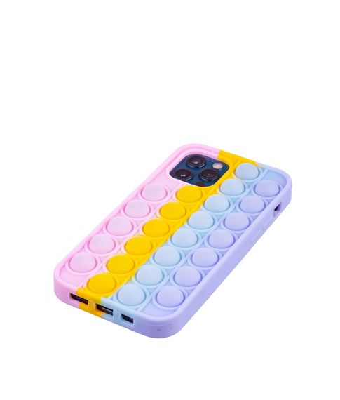 Чехол антистресс Pop it для телефона Apple iPhone 12, iPhone 12 Pro