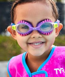 Купить Детские очки для плавания TYR Swimple Spikes Kids Goggles