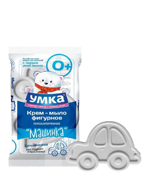 Купить Фигурное крем-мыло Машинка Умка, 60 гр