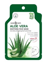 Успокаивающая тканевая маска для лица с Алое Вера DearDerm xarid qilish