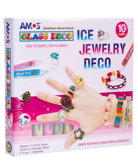 Купить Набор для детского творчества Amos Glass Deco Jewelry