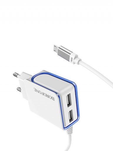 Зарядное устройство BOROFONE BA35A micro
