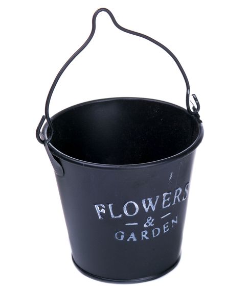 Декоративное жестяное кашпо Flowers&Garden