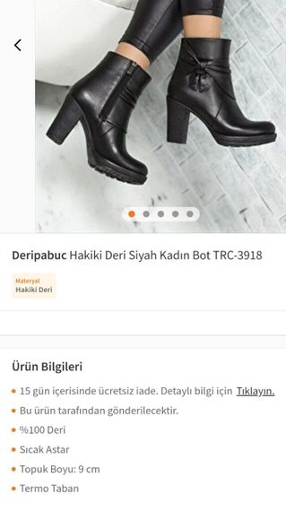 Кожаные ботинки Deripabuc