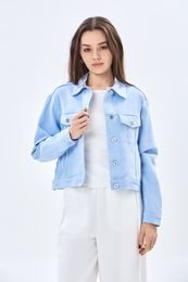 Женская ветровка короткая длина xarid qilish