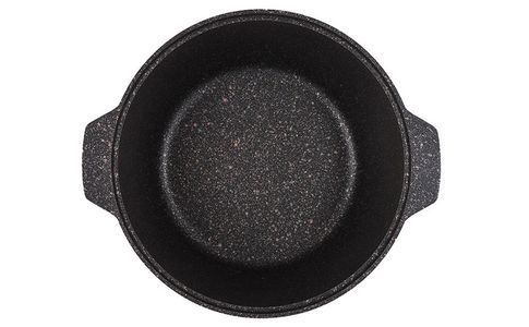 Кастрюля-жаровня 4л со стекл. крышкой, АП линия "Granit ultra" (original)