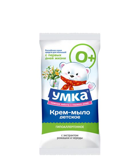 Купить Крем-мыло с экстрактами ромашки и череды Умка, 80 г