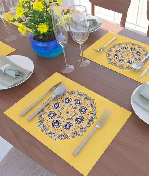 Комплект сервировочных салфеток, 4 шт