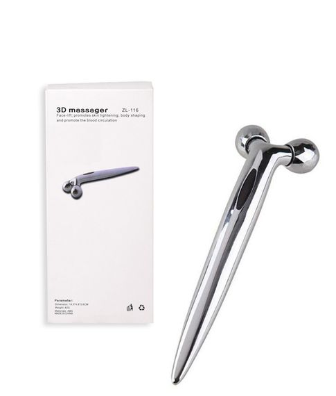 Роликовый 3D-массажер для лица и тела