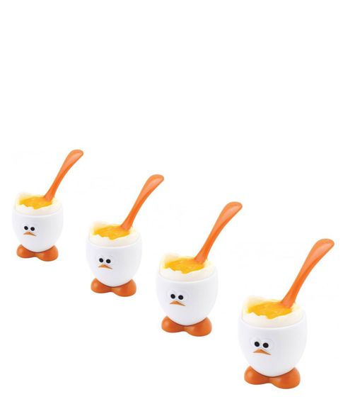 Набор из 4 подставок и ложек для яиц всмятку Joie Msc