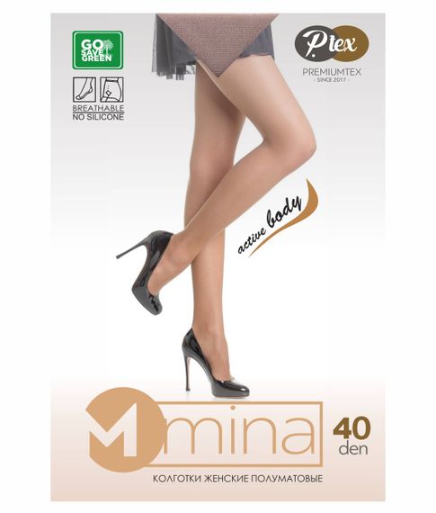 Купить Колготки полуматовые "MINA"40 den, Melone
