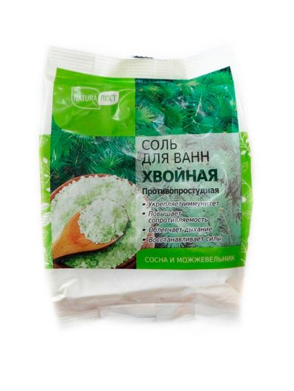 Купить Соль для ванн "Хвойная" НАТУРАЛИСТ 500 г