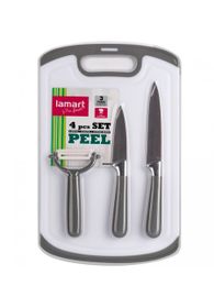 Пластиковая разделочная доска с ножами Lamart I LT 2097 I xarid qilish