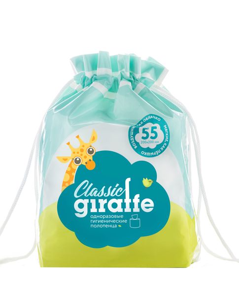 Купить Полотенца гигиенические Lovular Classic Giraffe одноразовые, 55л