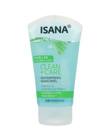 Купить Мицеллярный гель для умывания ISANA Clean+Care | 150мл