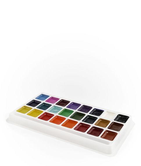 Акварельные краски 24 цвета LORI