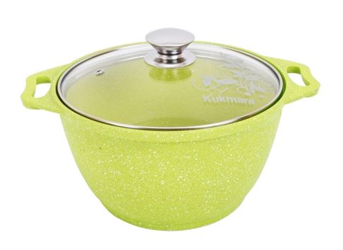 Купить Кастрюля 4л со стеклянной крышкой, АП линия "Trendy style" (lime)