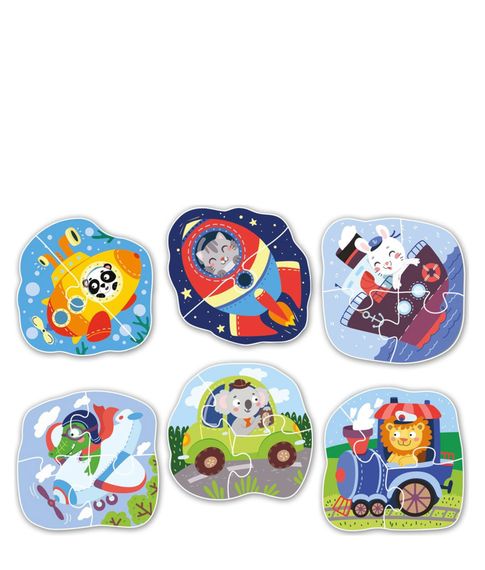 Набор пазлов Транспорт Dodo, 18 элементов