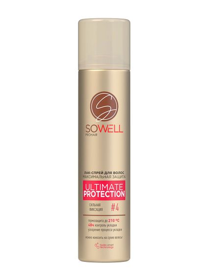 Купить Лак-спрей для волос SoWell «Ultimate Protection» максим. защита сильной фиксации 300 мл