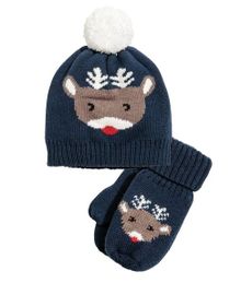 Купить Шапка с варежками H&M