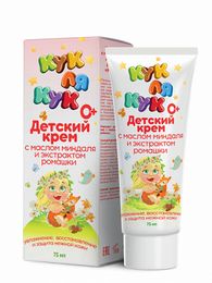 Купить Крем детский с маслом миндаля и экстрактом ромашки 0+ «Кук ля Кук» 75 ml