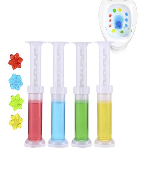 Дезодорирующий очиститель-цветок для унитаза (Лимон)