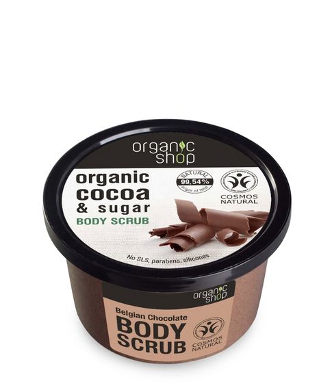 Купить Скраб для тела "Бельгийский шоколад" Organic Shop, 250 мл