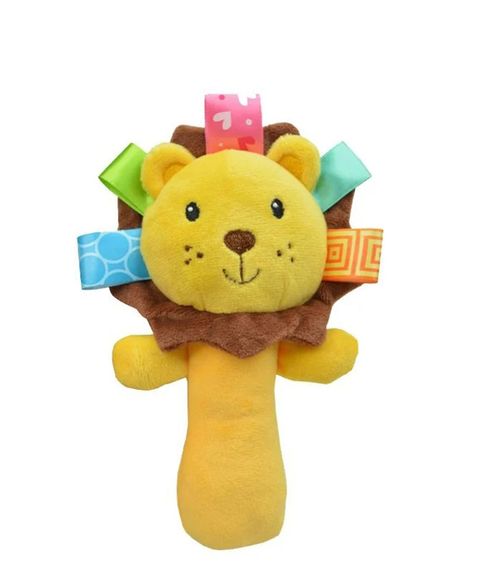 Плюшевая погремушка львенок Sozzy