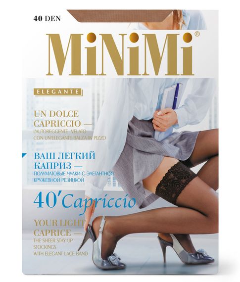 Купить Чулки женские MINIMI CAPRICCIO 40 Mini CAPRICCIO Daino,40 ден