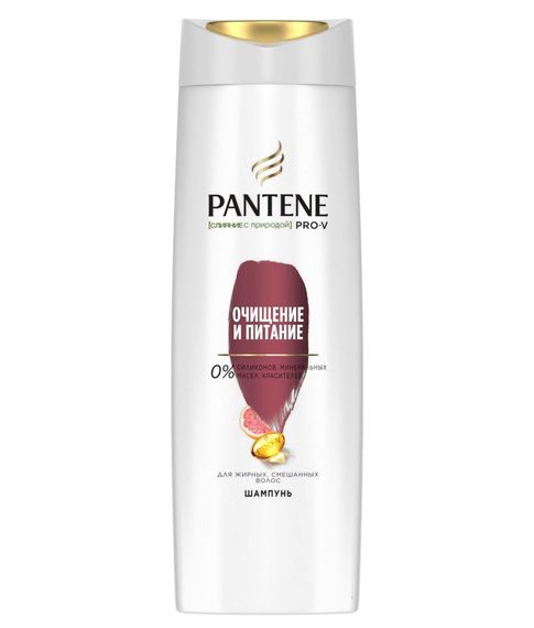Купить Шампунь Pantene Pro-V "Слияние с природой. Очищение и питание", 400 мл