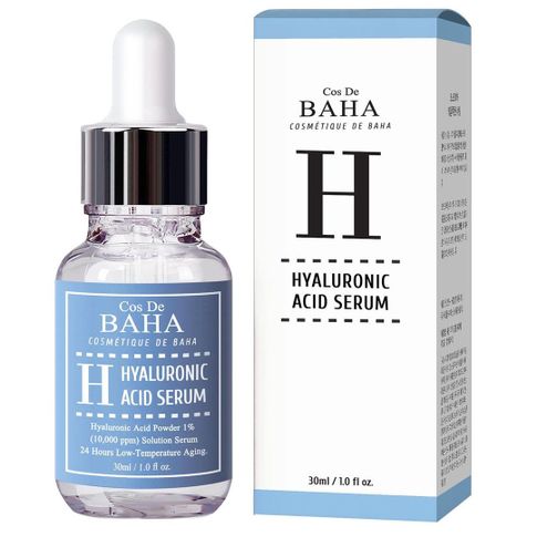 Купить Увлажняющая сыворотка с гиалуроновой кислотой Cos De Baha Pure Hyaluronic Acid Serum, 30 ml