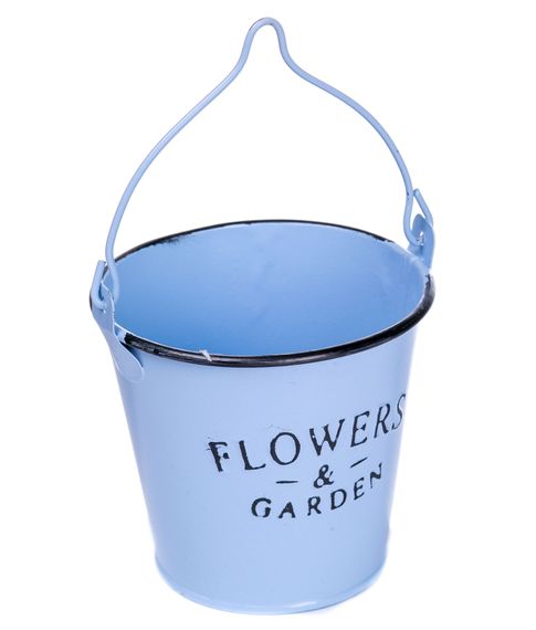 Декоративное жестяное кашпо Flowers&Garden